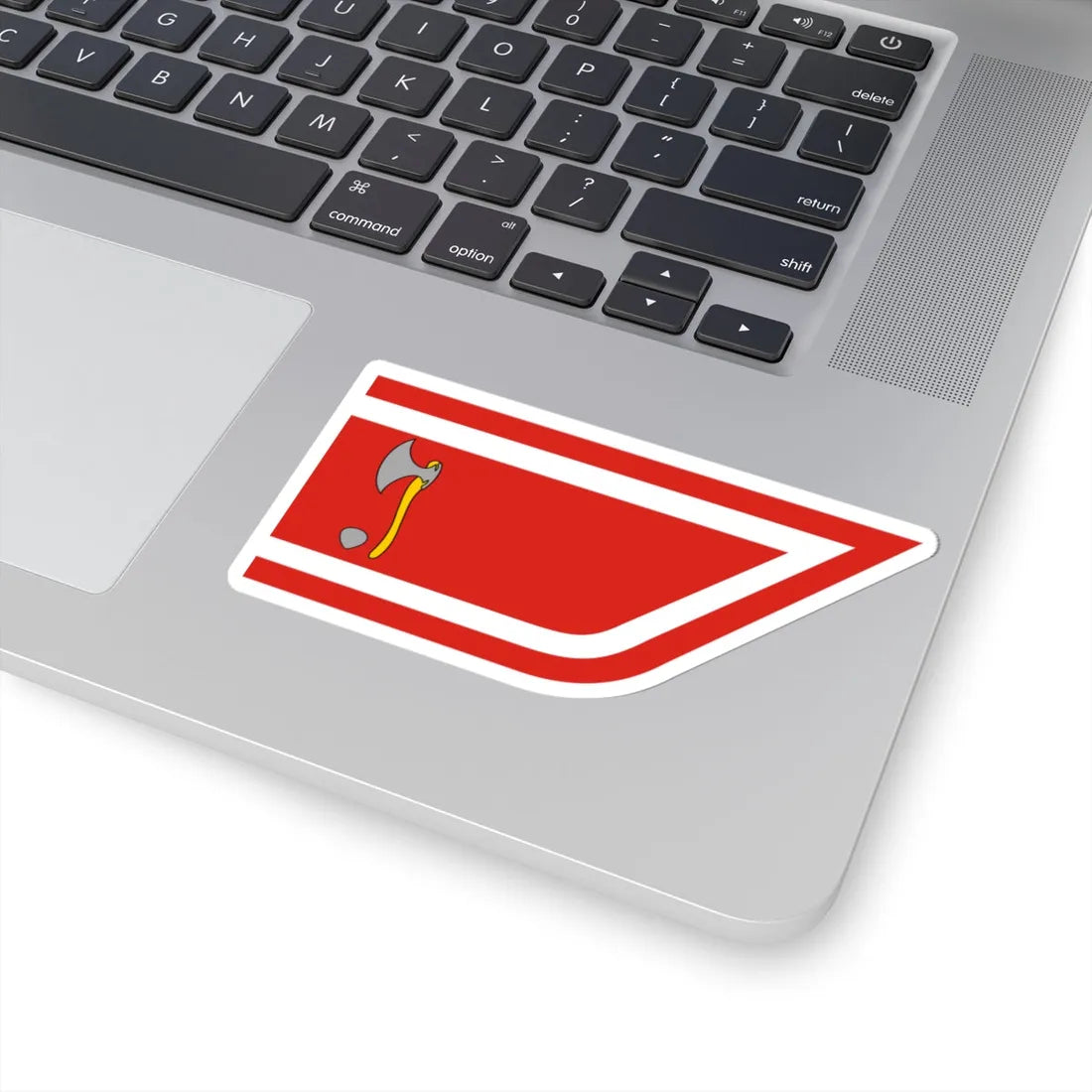 POL powiat bartoszycki flag (Poland) STICKER Vinyl Kiss-Cut Decal - The Sticker Space