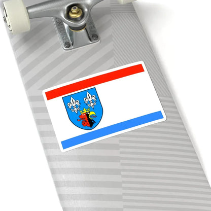 POL powiat bełchatowski flag (Poland) STICKER Vinyl Kiss-Cut Decal - The Sticker Space
