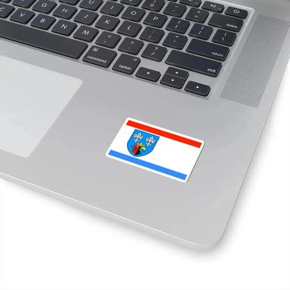 POL powiat bełchatowski flag (Poland) STICKER Vinyl Kiss-Cut Decal - The Sticker Space