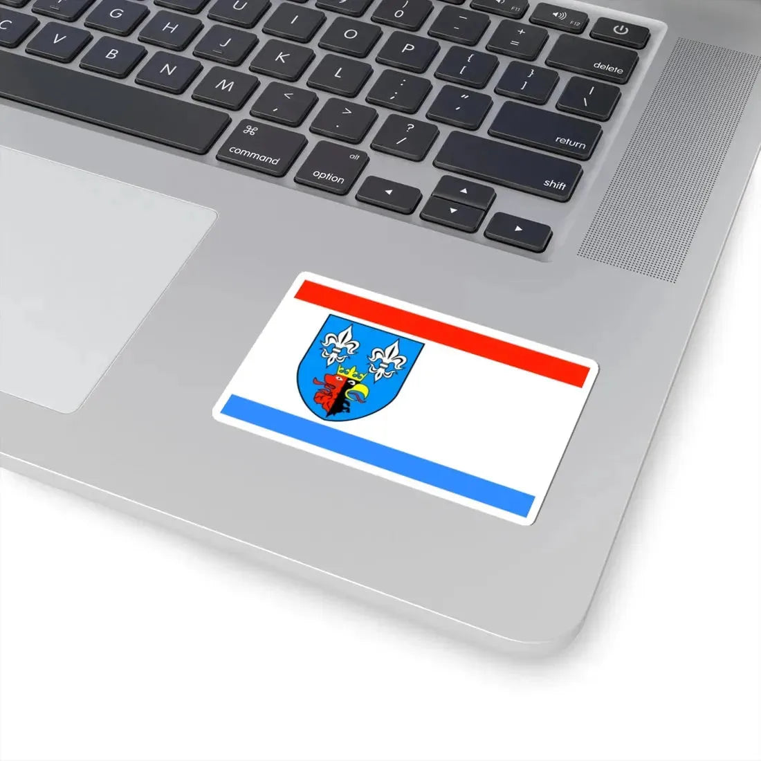 POL powiat bełchatowski flag (Poland) STICKER Vinyl Kiss-Cut Decal - The Sticker Space