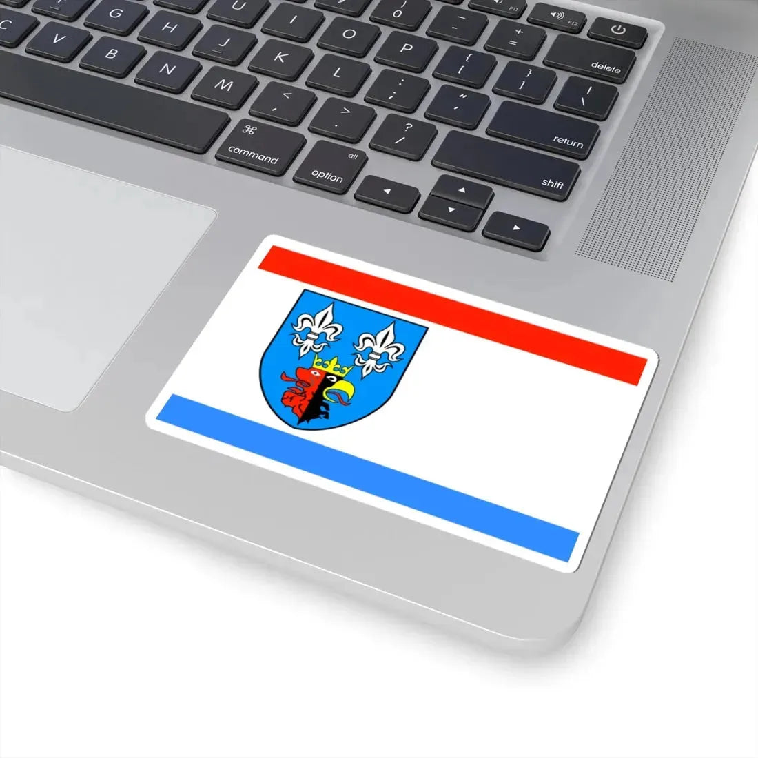 POL powiat bełchatowski flag (Poland) STICKER Vinyl Kiss-Cut Decal - The Sticker Space