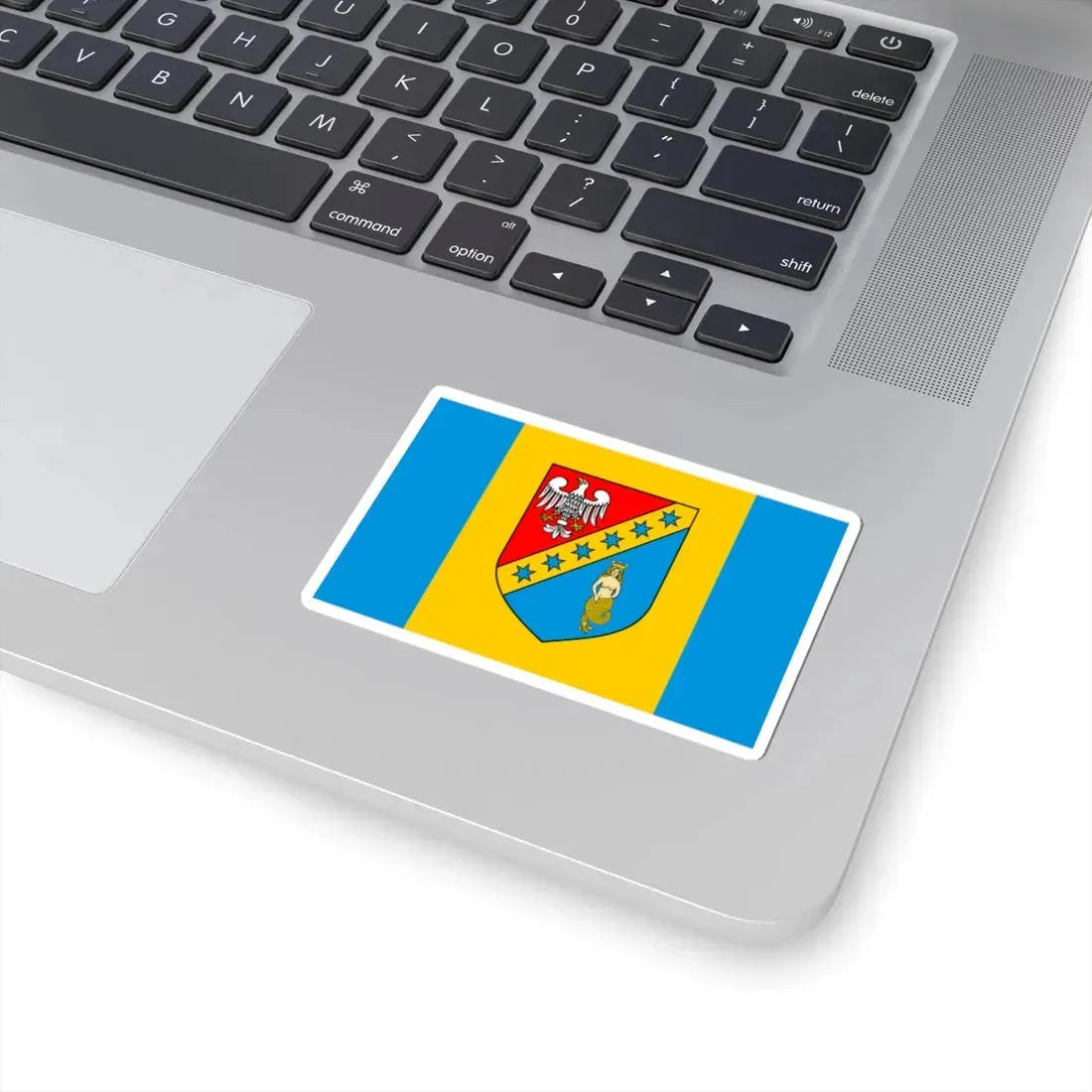 POL powiat białobrzeski flag (Poland) STICKER Vinyl Kiss-Cut Decal - The Sticker Space