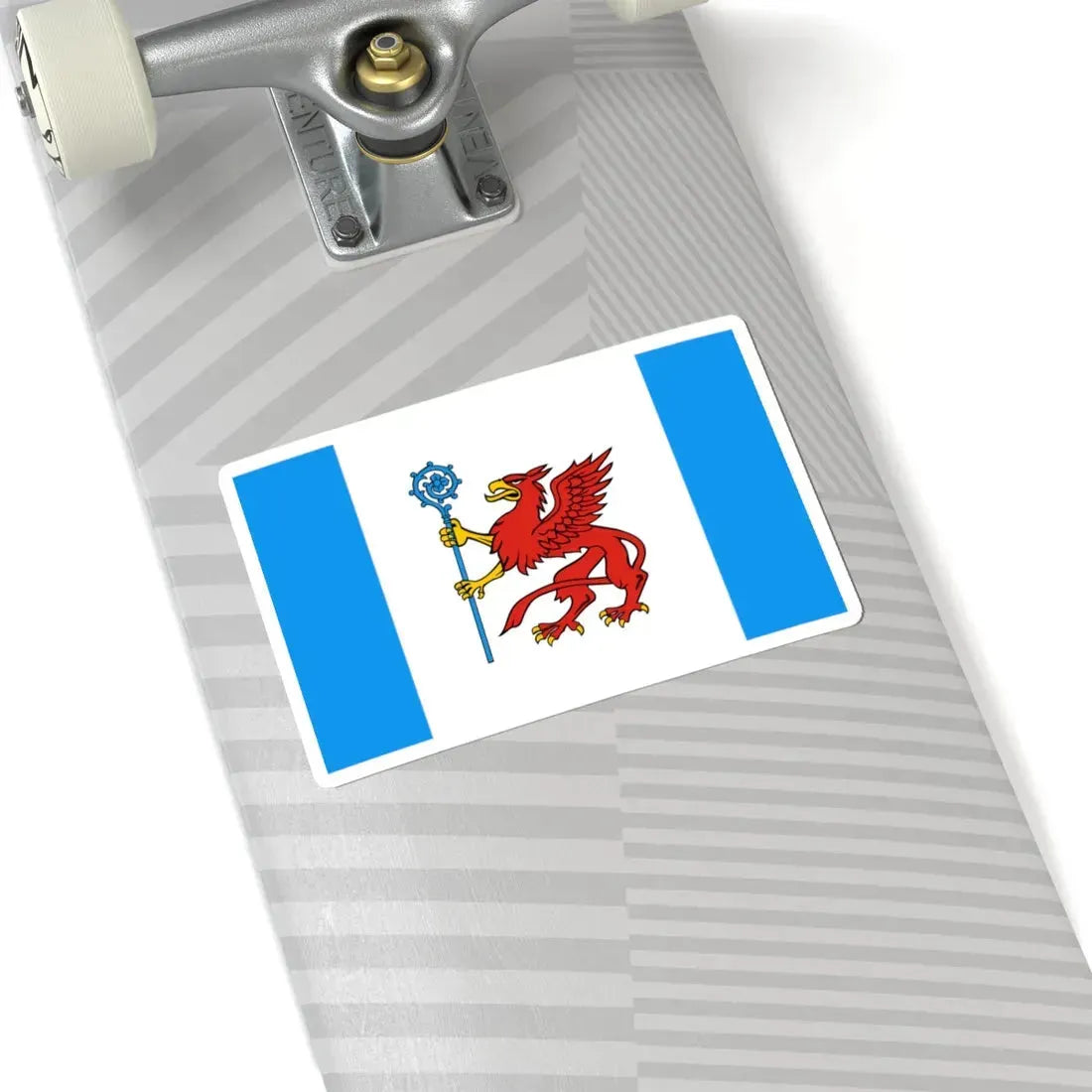 POL powiat białogardzki flag (Poland) STICKER Vinyl Kiss-Cut Decal - The Sticker Space