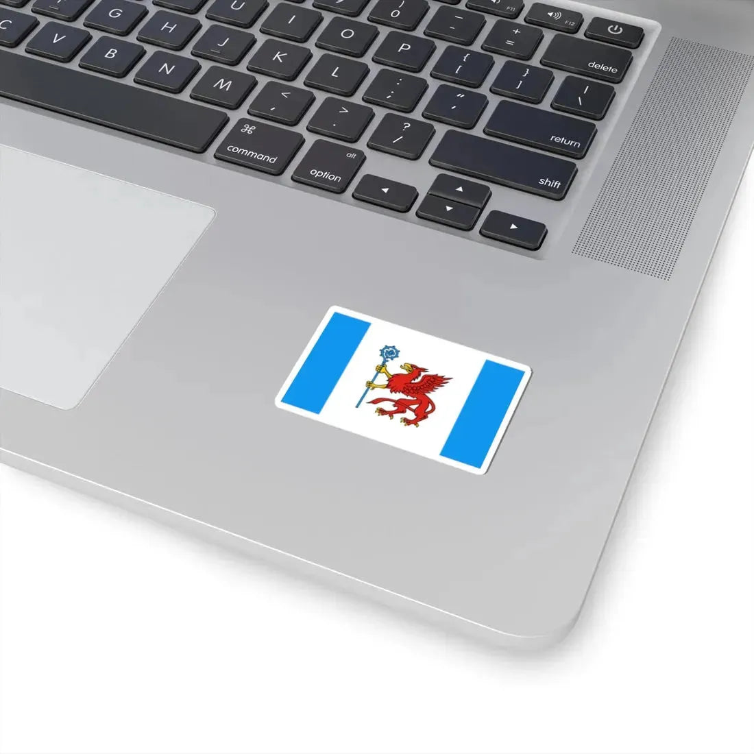 POL powiat białogardzki flag (Poland) STICKER Vinyl Kiss-Cut Decal - The Sticker Space