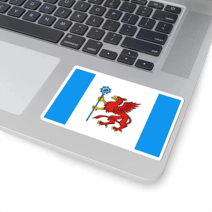 POL powiat białogardzki flag (Poland) STICKER Vinyl Kiss-Cut Decal - The Sticker Space