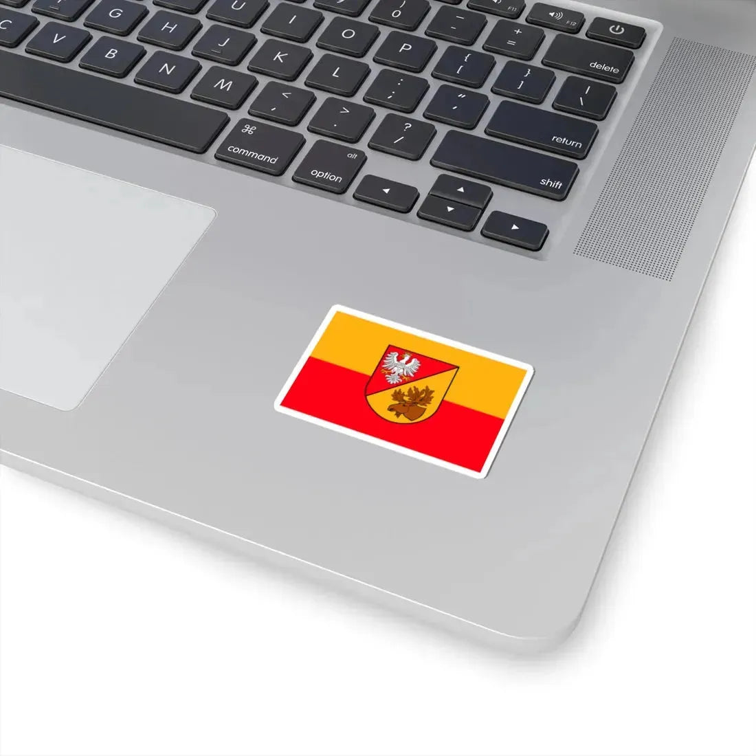 POL powiat białostocki flag (Poland) STICKER Vinyl Kiss-Cut Decal - The Sticker Space