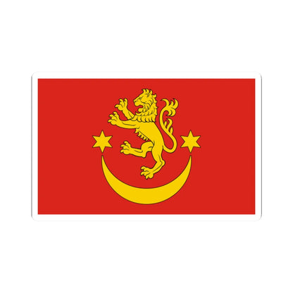 POL powiat bieszczadzki flag (Poland) STICKER Vinyl Kiss-Cut Decal 2 Inch White - The Sticker Space