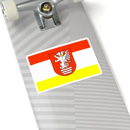 POL powiat biłgorajski flag (Poland) STICKER Vinyl Kiss-Cut Decal - The Sticker Space