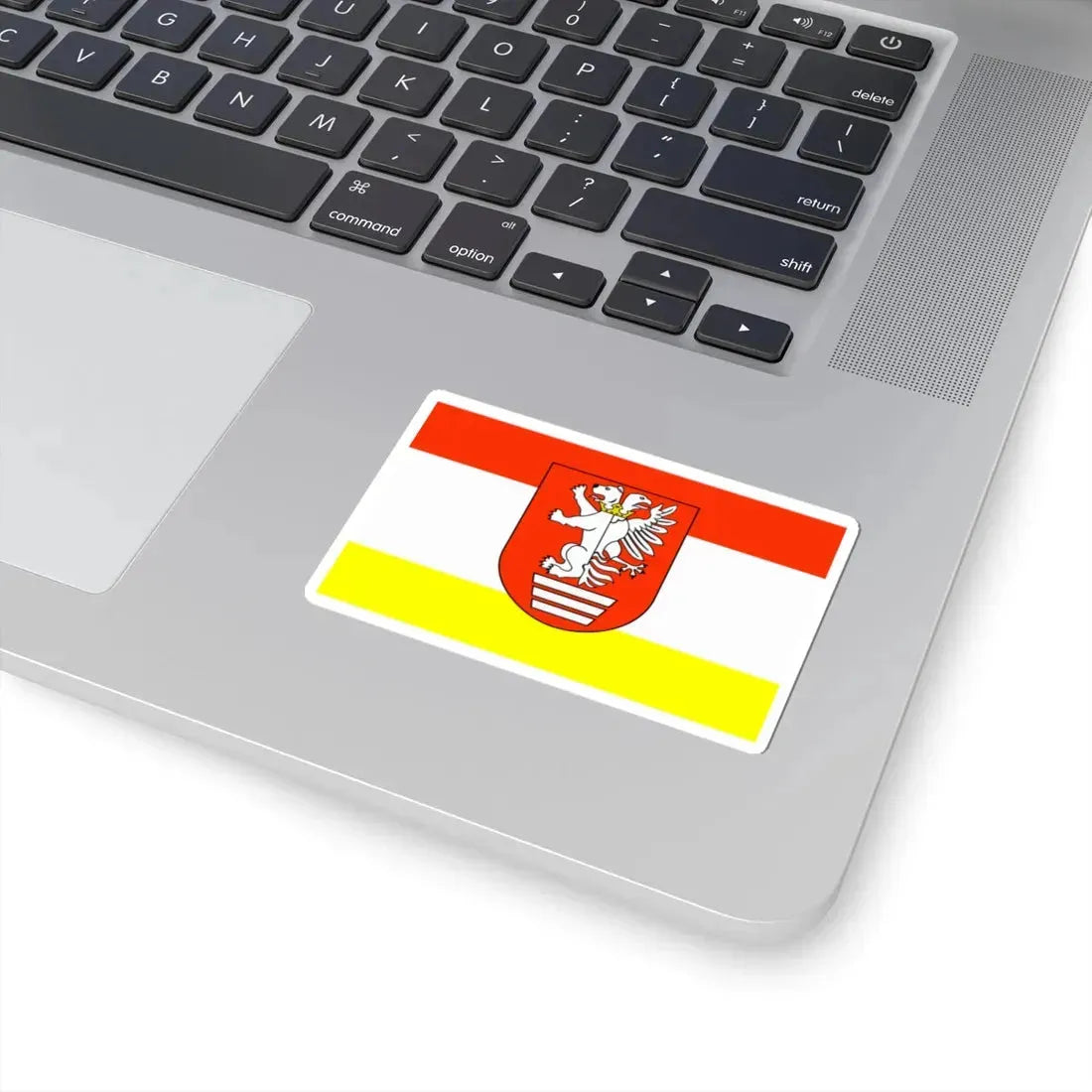 POL powiat biłgorajski flag (Poland) STICKER Vinyl Kiss-Cut Decal - The Sticker Space