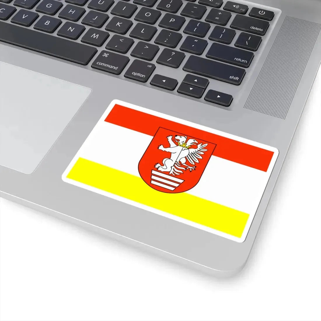 POL powiat biłgorajski flag (Poland) STICKER Vinyl Kiss-Cut Decal - The Sticker Space