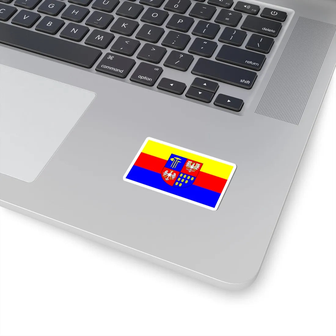 POL powiat bochenski flag (Poland) STICKER Vinyl Kiss-Cut Decal - The Sticker Space