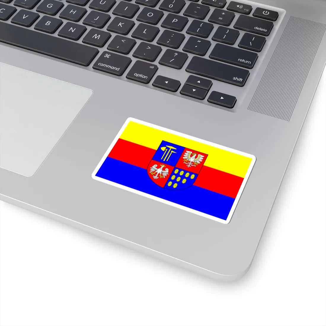 POL powiat bochenski flag (Poland) STICKER Vinyl Kiss-Cut Decal - The Sticker Space