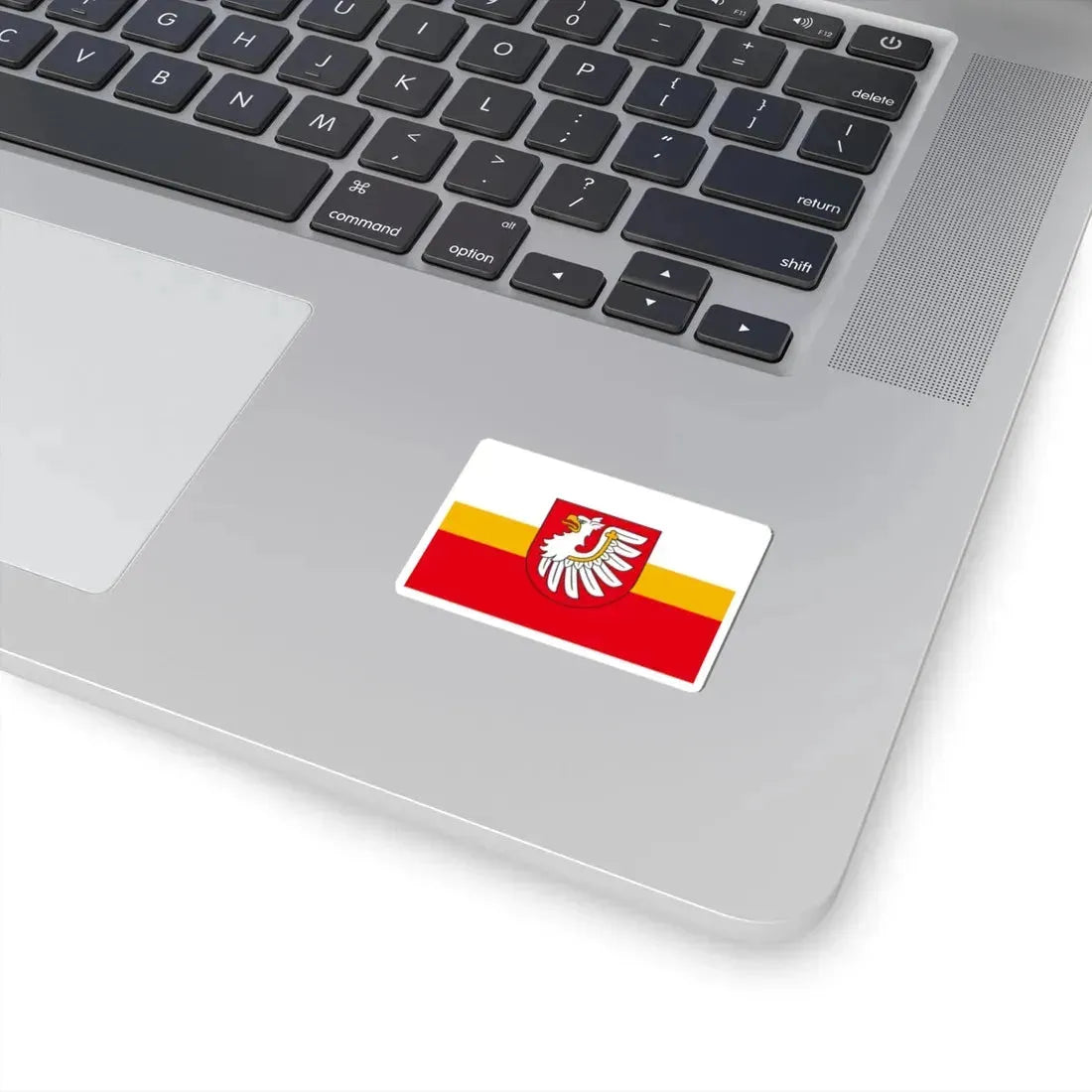 POL powiat brzeski małopolski flag (Poland) STICKER Vinyl Kiss-Cut Decal - The Sticker Space