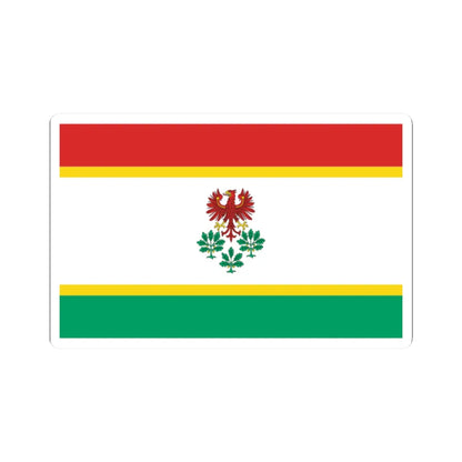POL powiat choszczenski flag (Poland) STICKER Vinyl Kiss-Cut Decal 2 Inch White - The Sticker Space