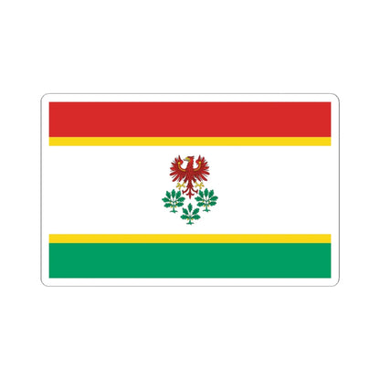 POL powiat choszczenski flag (Poland) STICKER Vinyl Kiss-Cut Decal 6 Inch White - The Sticker Space