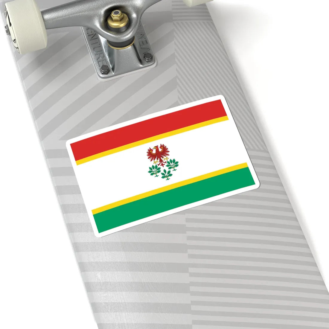 POL powiat choszczenski flag (Poland) STICKER Vinyl Kiss-Cut Decal - The Sticker Space