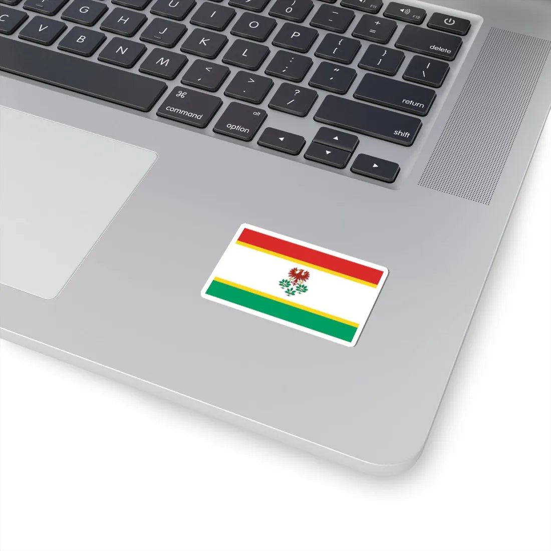 POL powiat choszczenski flag (Poland) STICKER Vinyl Kiss-Cut Decal - The Sticker Space
