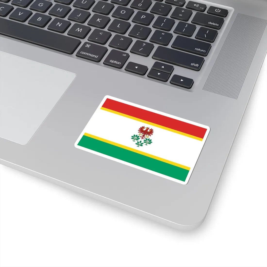 POL powiat choszczenski flag (Poland) STICKER Vinyl Kiss-Cut Decal - The Sticker Space