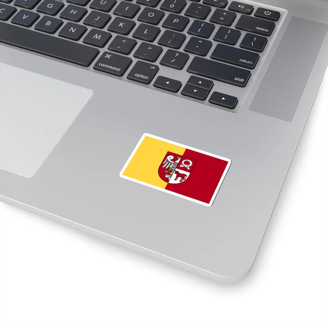 POL powiat czarnkowsko-trzcianecki flag (Poland) STICKER Vinyl Kiss-Cut Decal - The Sticker Space