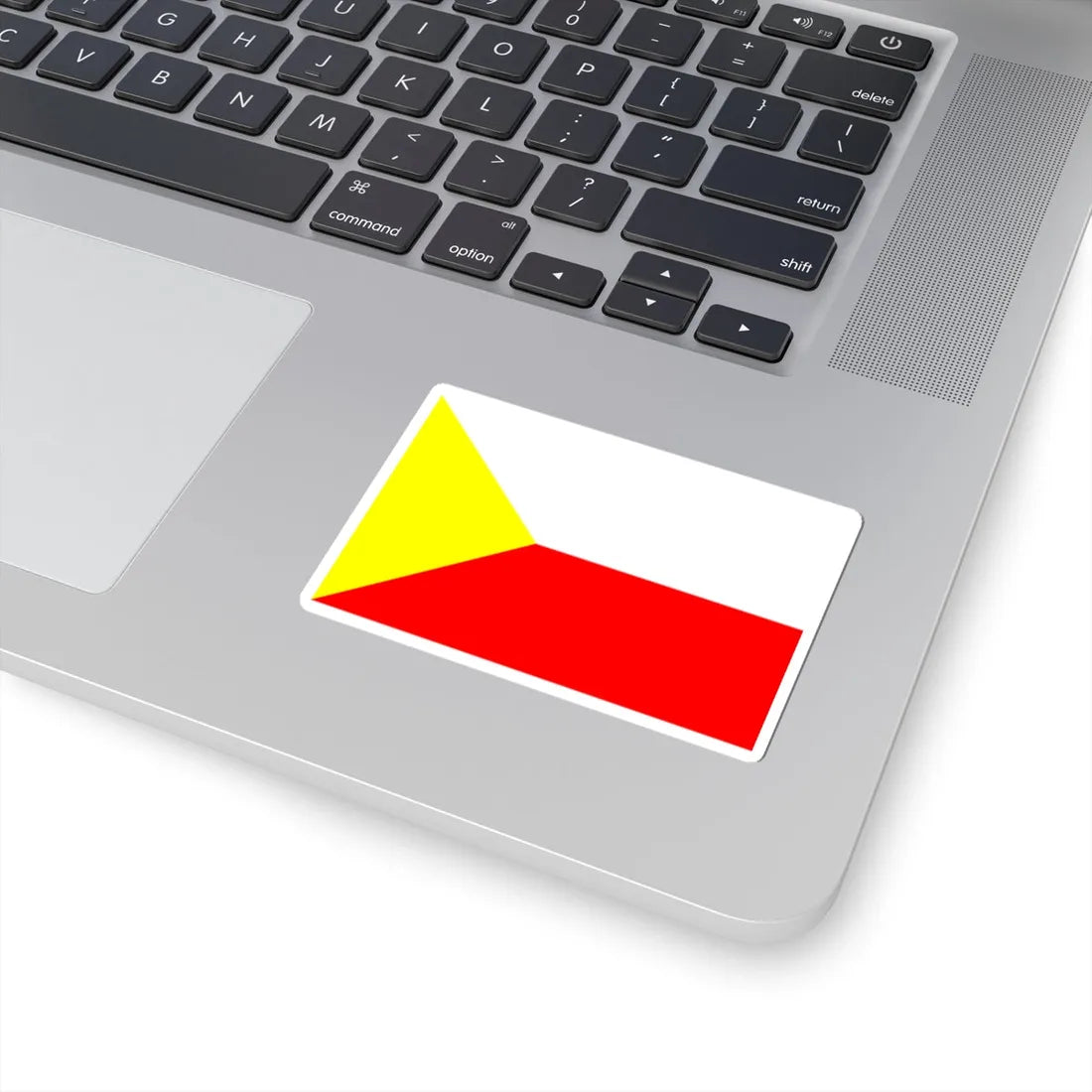 POL powiat czestochowski flag (Poland) STICKER Vinyl Kiss-Cut Decal - The Sticker Space