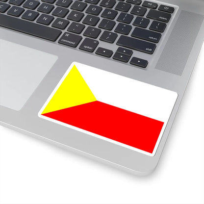 POL powiat czestochowski flag (Poland) STICKER Vinyl Kiss-Cut Decal - The Sticker Space