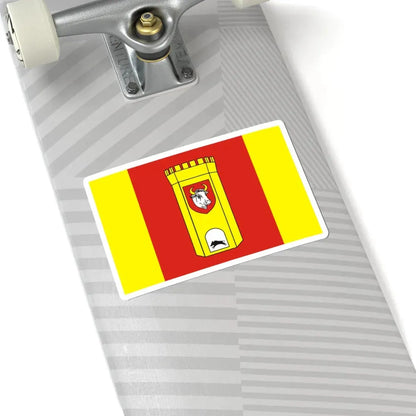 POL powiat człuchowski flag (Poland) STICKER Vinyl Kiss-Cut Decal - The Sticker Space