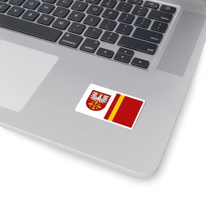 POL powiat dabrowski flag (Poland) STICKER Vinyl Kiss-Cut Decal - The Sticker Space