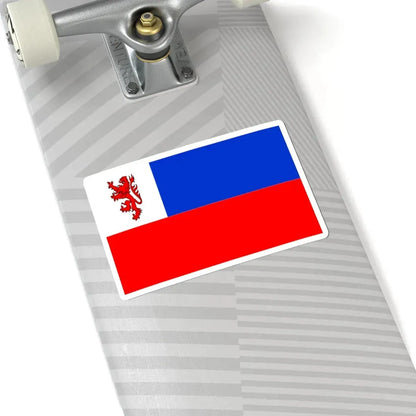 POL powiat działdowski flag (Poland) STICKER Vinyl Kiss-Cut Decal - The Sticker Space