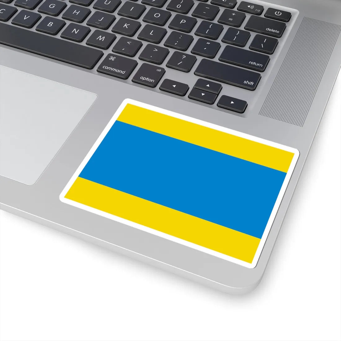 POL powiat dzierzoniowski flag (Poland) STICKER Vinyl Kiss-Cut Decal - The Sticker Space