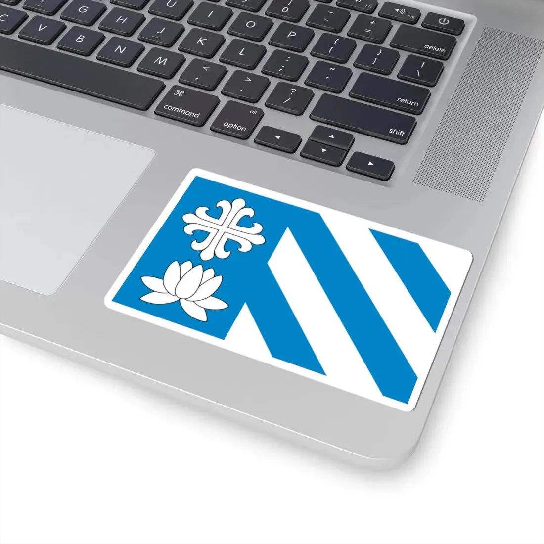 POL powiat ełcki flag (Poland) STICKER Vinyl Kiss-Cut Decal - The Sticker Space