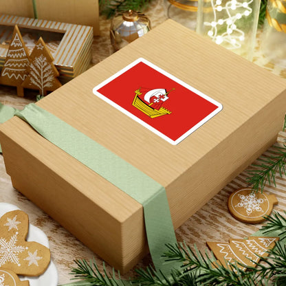 POL powiat elblaski flag (Poland) STICKER Vinyl Kiss-Cut Decal - The Sticker Space