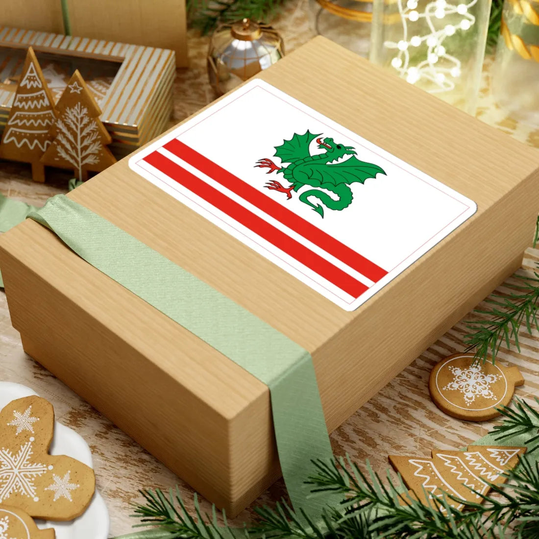 POL powiat garwolinski flag (Poland) STICKER Vinyl Kiss-Cut Decal - The Sticker Space