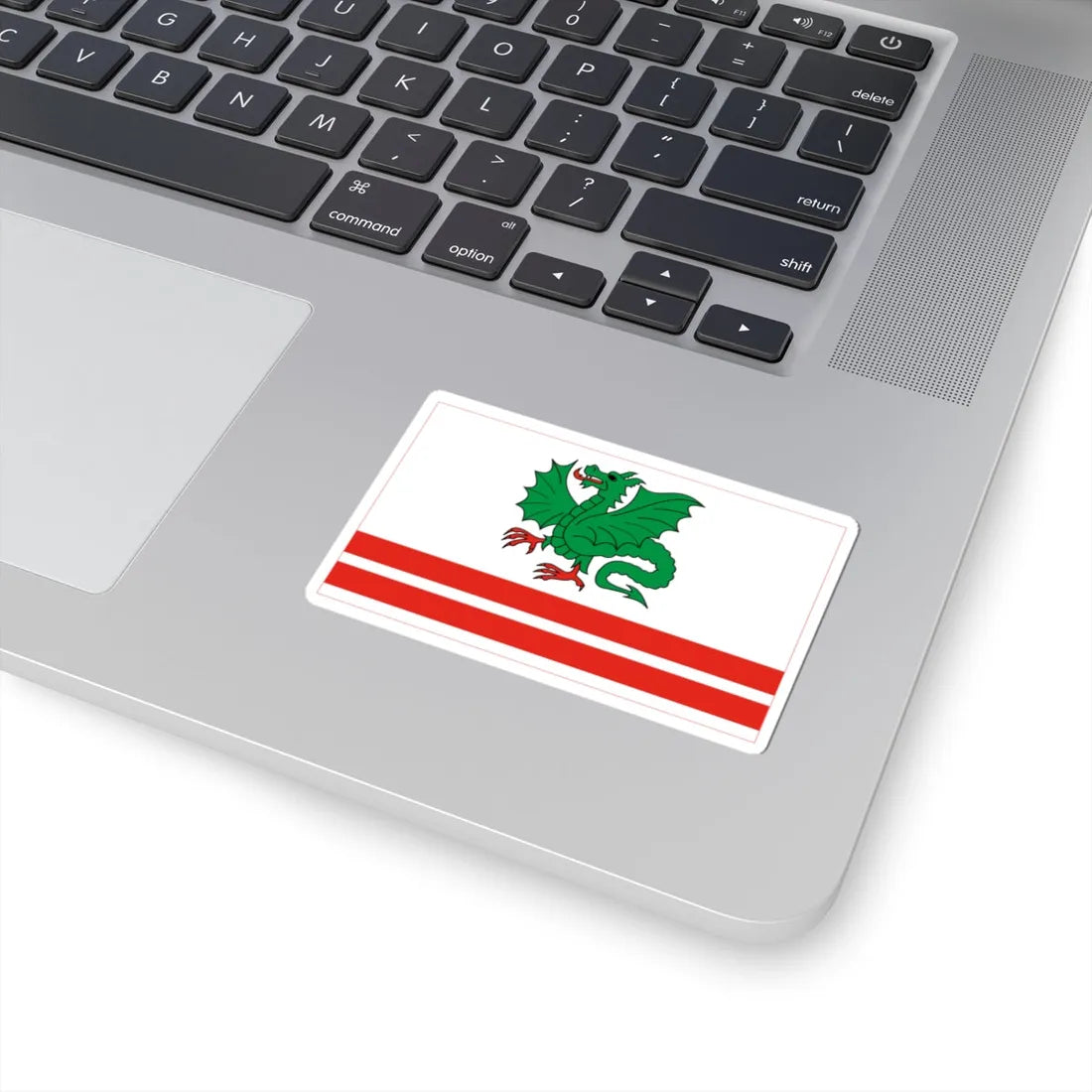 POL powiat garwolinski flag (Poland) STICKER Vinyl Kiss-Cut Decal - The Sticker Space