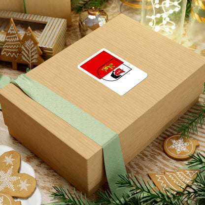 POL powiat gdanski flag (Poland) STICKER Vinyl Kiss-Cut Decal - The Sticker Space