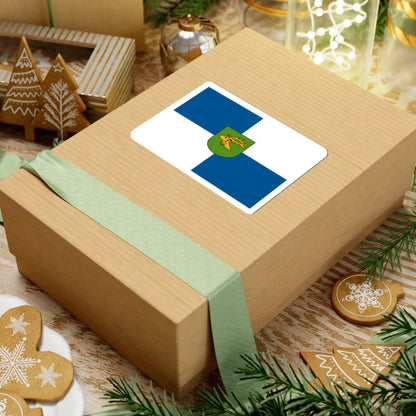 POL powiat gizycki flag (Poland) STICKER Vinyl Kiss-Cut Decal - The Sticker Space