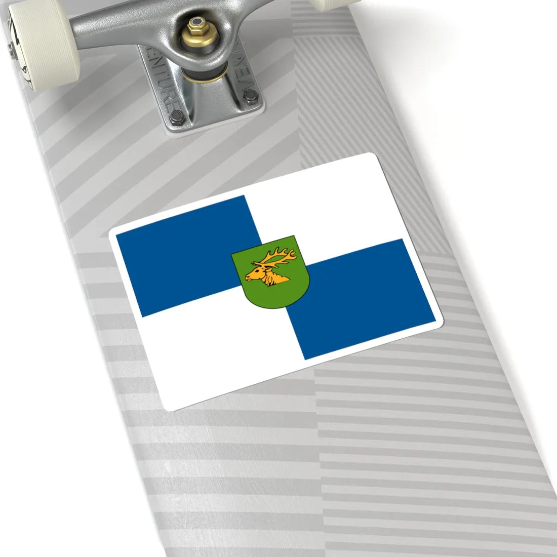 POL powiat gizycki flag (Poland) STICKER Vinyl Kiss-Cut Decal - The Sticker Space