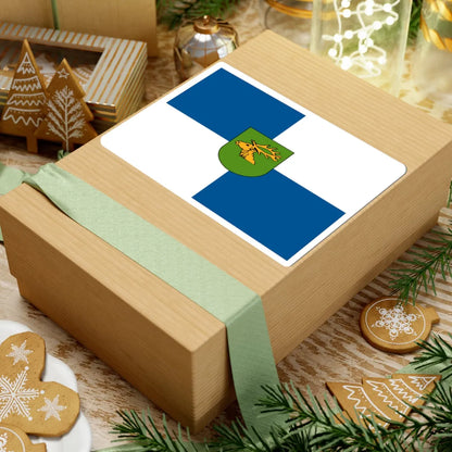 POL powiat gizycki flag (Poland) STICKER Vinyl Kiss-Cut Decal - The Sticker Space