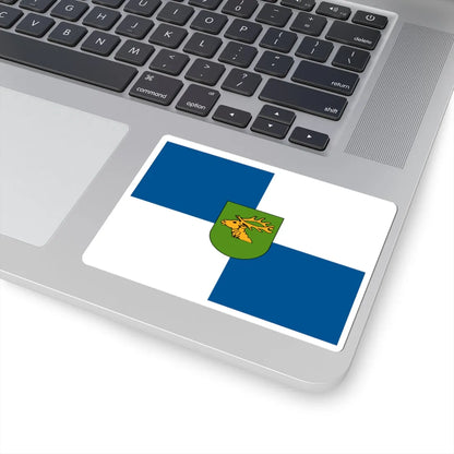 POL powiat gizycki flag (Poland) STICKER Vinyl Kiss-Cut Decal - The Sticker Space