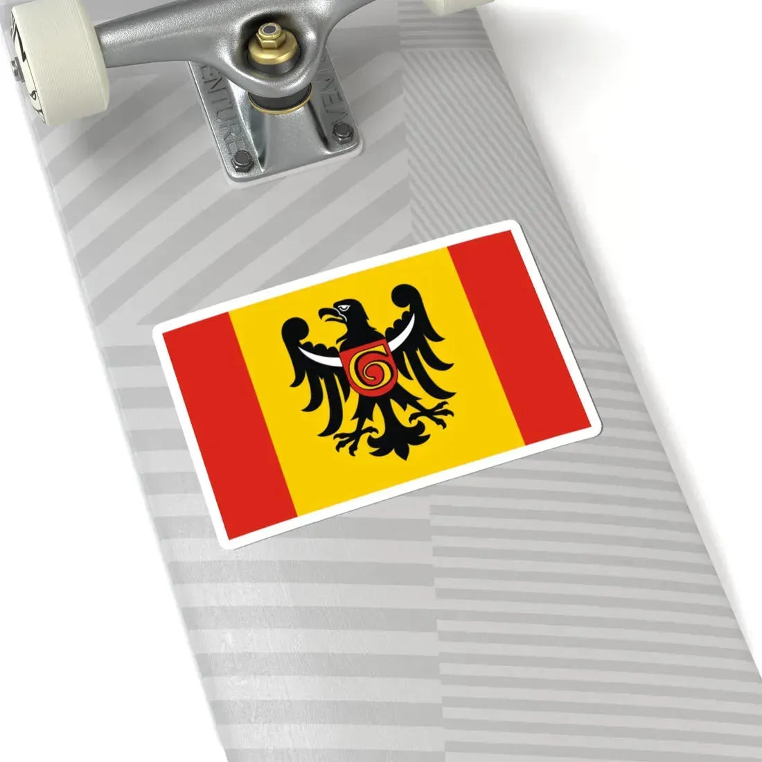 POL powiat głogowski flag (Poland) STICKER Vinyl Kiss-Cut Decal - The Sticker Space