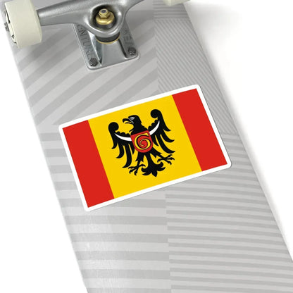 POL powiat głogowski flag (Poland) STICKER Vinyl Kiss-Cut Decal - The Sticker Space