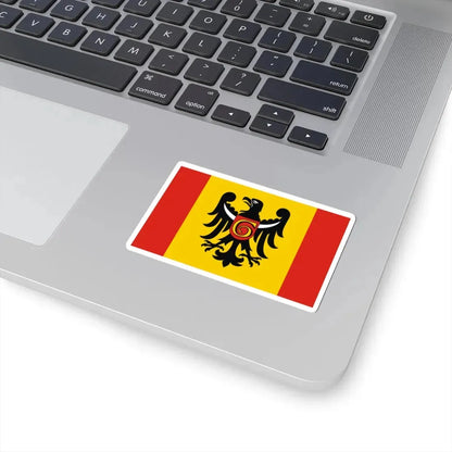 POL powiat głogowski flag (Poland) STICKER Vinyl Kiss-Cut Decal - The Sticker Space