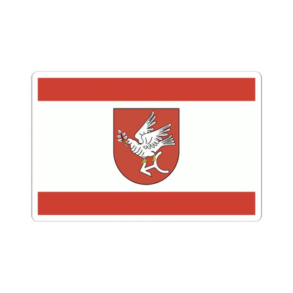 POL powiat golubsko-dobrzynski flag (Poland) STICKER Vinyl Kiss-Cut Decal 6 Inch White - The Sticker Space