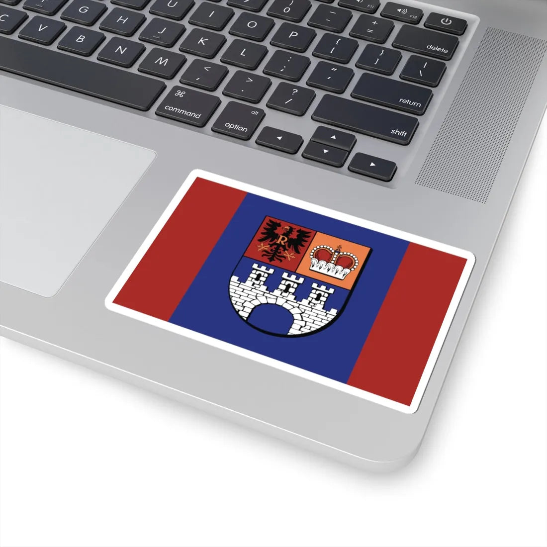 POL powiat gostyninski flag (Poland) STICKER Vinyl Kiss-Cut Decal - The Sticker Space