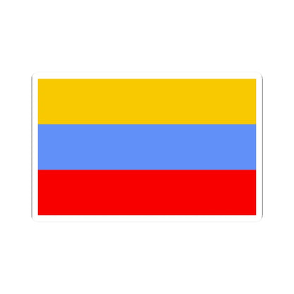 POL powiat gostynski flag (Poland) STICKER Vinyl Kiss-Cut Decal 2 Inch White - The Sticker Space