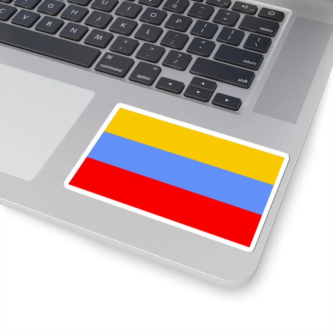 POL powiat gostynski flag (Poland) STICKER Vinyl Kiss-Cut Decal - The Sticker Space