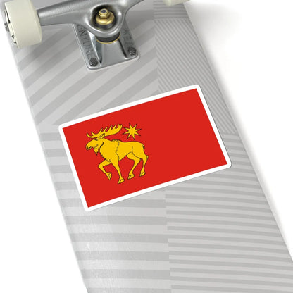 POL powiat grajewski flag (Poland) STICKER Vinyl Kiss-Cut Decal - The Sticker Space