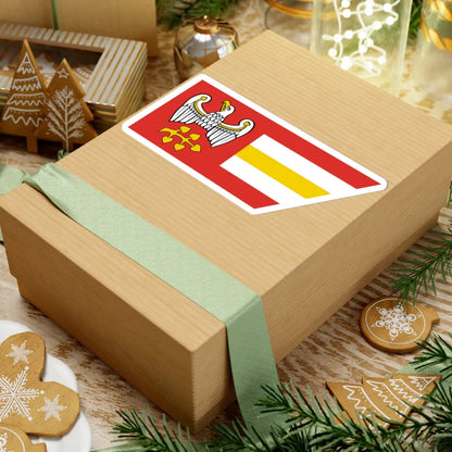 POL powiat grodziski wielkopolski flag (Poland) STICKER Vinyl Kiss-Cut Decal - The Sticker Space