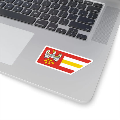 POL powiat grodziski wielkopolski flag (Poland) STICKER Vinyl Kiss-Cut Decal - The Sticker Space