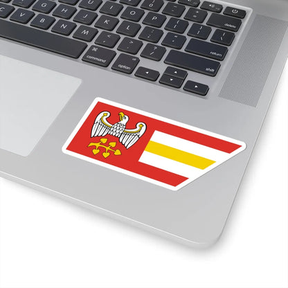 POL powiat grodziski wielkopolski flag (Poland) STICKER Vinyl Kiss-Cut Decal - The Sticker Space