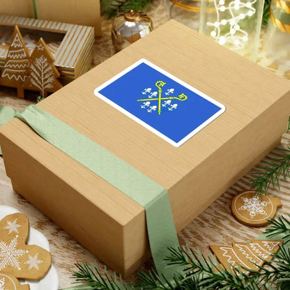 POL powiat iławski flag (Poland) STICKER Vinyl Kiss-Cut Decal - The Sticker Space